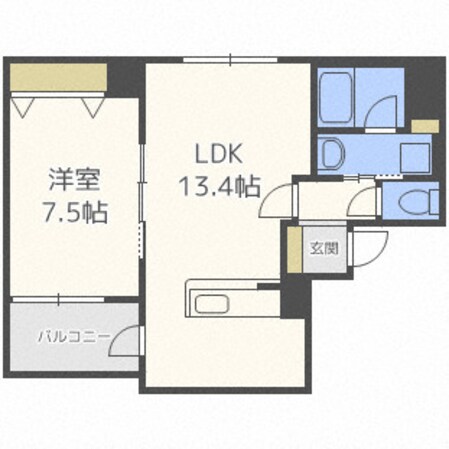 デセンテ北梅田の物件間取画像